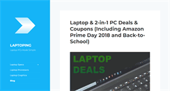 Desktop Screenshot of laptoping.com